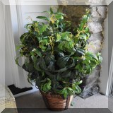 D80. Faux potted plant - $40 